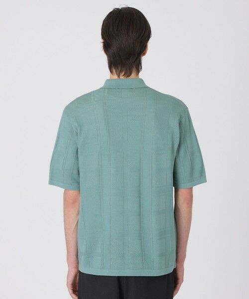 BLUE LABEL / BLACK LABEL CRESTBRIDGE / ブルーレーベル / ブラックレーベル・クレストブリッジ  ニット・セーター | シャドーチェックニットシャツカーディガン | 詳細10