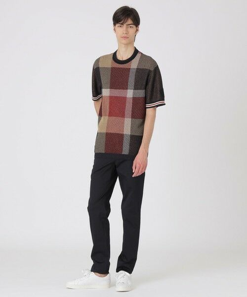 BLUE LABEL / BLACK LABEL CRESTBRIDGE / ブルーレーベル / ブラックレーベル・クレストブリッジ ニット・セーター | 【10th ANNIVERSARY】ツィーディークレストブリッジチェックニットTシャツ | 詳細1