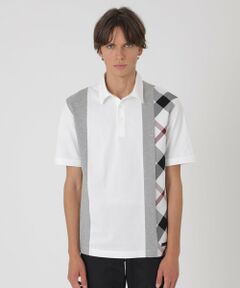 BLUE LABEL / BLACK LABEL CRESTBRIDGE / ブルーレーベル / ブラックレーベル・クレストブリッジ  カットソー | パネルストライプチェックポロシャツ