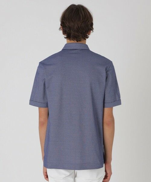 BLUE LABEL / BLACK LABEL CRESTBRIDGE / ブルーレーベル / ブラックレーベル・クレストブリッジ  カットソー | パネルストライプチェックポロシャツ | 詳細13