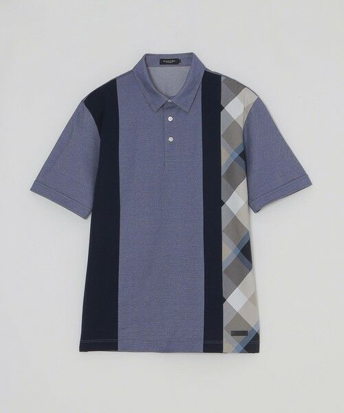 BLUE LABEL / BLACK LABEL CRESTBRIDGE / ブルーレーベル / ブラックレーベル・クレストブリッジ  カットソー | パネルストライプチェックポロシャツ | 詳細15