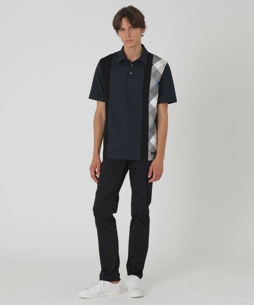 BLUE LABEL / BLACK LABEL CRESTBRIDGE / ブルーレーベル / ブラックレーベル・クレストブリッジ  カットソー | パネルストライプチェックポロシャツ | 詳細16