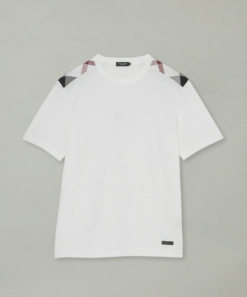 BLUE LABEL / BLACK LABEL CRESTBRIDGE / ブルーレーベル / ブラックレーベル・クレストブリッジ  カットソー | ハイゲージサッカーショルダーチェックTシャツ | 詳細6