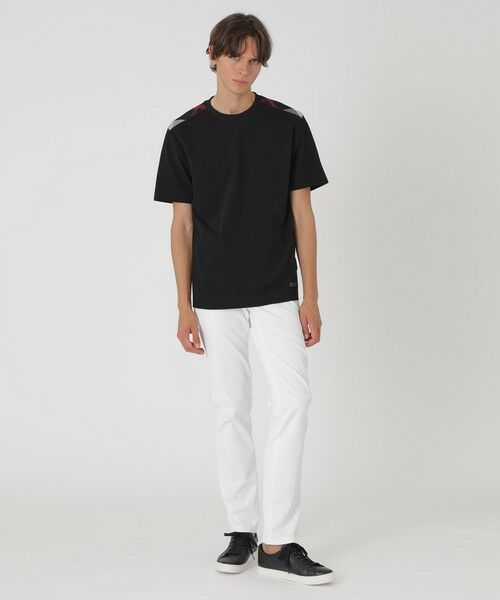 BLUE LABEL / BLACK LABEL CRESTBRIDGE / ブルーレーベル / ブラックレーベル・クレストブリッジ  カットソー | ハイゲージサッカーショルダーチェックTシャツ | 詳細7