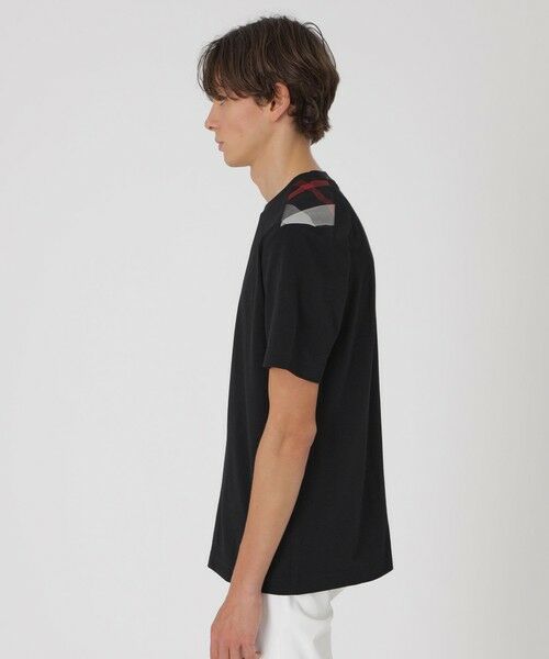 BLUE LABEL / BLACK LABEL CRESTBRIDGE / ブルーレーベル / ブラックレーベル・クレストブリッジ  カットソー | ハイゲージサッカーショルダーチェックTシャツ | 詳細8