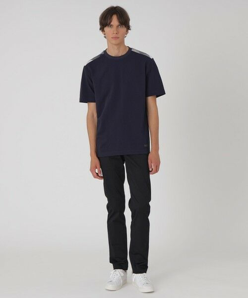 BLUE LABEL / BLACK LABEL CRESTBRIDGE / ブルーレーベル / ブラックレーベル・クレストブリッジ  カットソー | ハイゲージサッカーショルダーチェックTシャツ | 詳細13
