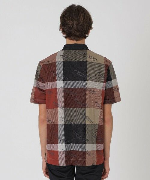 BLUE LABEL / BLACK LABEL CRESTBRIDGE / ブルーレーベル / ブラックレーベル・クレストブリッジ  カットソー | 【10th ANNIVERSARY】レッドチェックジャカードプレミアムポロシャツ | 詳細3