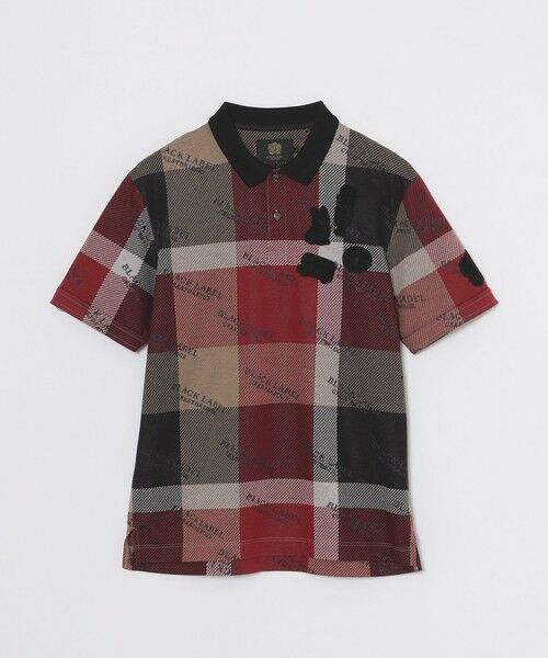 BLUE LABEL / BLACK LABEL CRESTBRIDGE / ブルーレーベル / ブラックレーベル・クレストブリッジ  カットソー | 【10th ANNIVERSARY】レッドチェックジャカードプレミアムポロシャツ | 詳細6