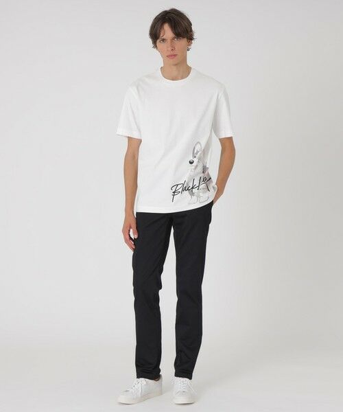 BLUE LABEL / BLACK LABEL CRESTBRIDGE / ブルーレーベル / ブラックレーベル・クレストブリッジ カットソー | ピーキングコーギーTシャツ | 詳細1