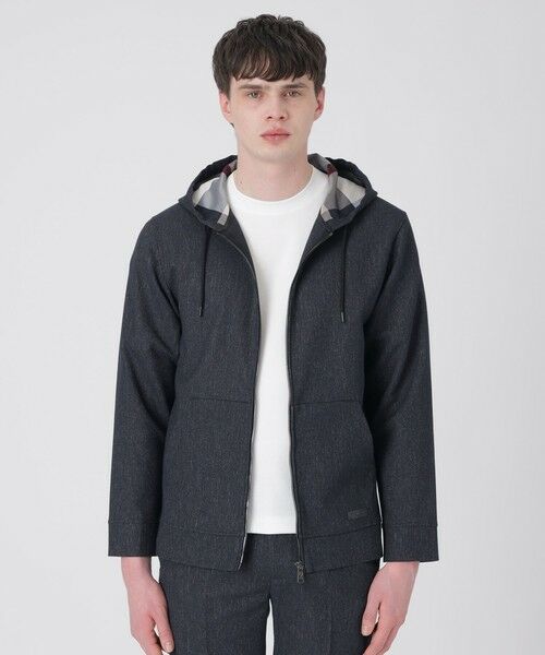BLUE LABEL / BLACK LABEL CRESTBRIDGE / ブルーレーベル / ブラックレーベル・クレストブリッジ カットソー | 【一部店舗限定】デニムライクカラミパーカー(ネイビー1)