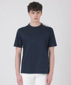 BLUE LABEL / BLACK LABEL CRESTBRIDGE / ブルーレーベル / ブラックレーベル・クレストブリッジ  カットソー | 【一部店舗限定】ショルダーチェックTシャツ