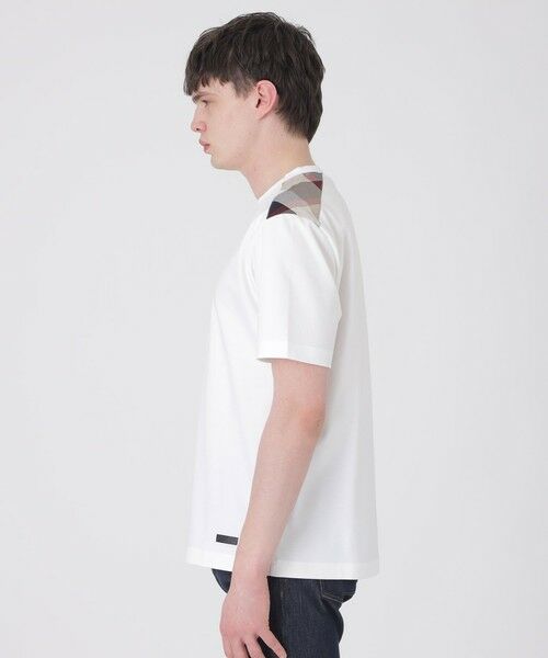 BLUE LABEL / BLACK LABEL CRESTBRIDGE / ブルーレーベル / ブラックレーベル・クレストブリッジ  カットソー | 【一部店舗限定】ショルダーチェックTシャツ | 詳細2