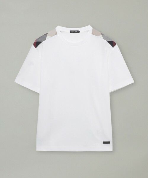 BLUE LABEL / BLACK LABEL CRESTBRIDGE / ブルーレーベル / ブラックレーベル・クレストブリッジ  カットソー | 【一部店舗限定】ショルダーチェックTシャツ | 詳細6