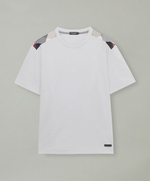BLUE LABEL / BLACK LABEL CRESTBRIDGE / ブルーレーベル / ブラックレーベル・クレストブリッジ  カットソー | 【一部店舗限定】ショルダーチェックTシャツ | 詳細12