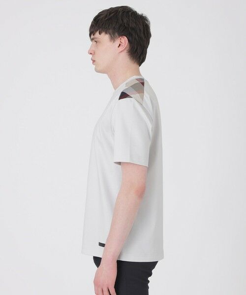BLUE LABEL / BLACK LABEL CRESTBRIDGE / ブルーレーベル / ブラックレーベル・クレストブリッジ  カットソー | 【一部店舗限定】ショルダーチェックTシャツ | 詳細8