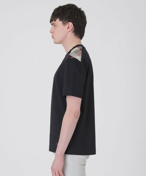 BLUE LABEL / BLACK LABEL CRESTBRIDGE / ブルーレーベル / ブラックレーベル・クレストブリッジ  カットソー | 【一部店舗限定】ショルダーチェックTシャツ | 詳細14