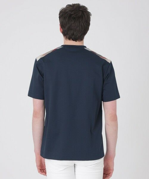 BLUE LABEL / BLACK LABEL CRESTBRIDGE / ブルーレーベル / ブラックレーベル・クレストブリッジ  カットソー | 【一部店舗限定】ショルダーチェックTシャツ | 詳細21