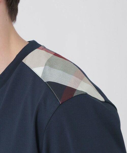 BLUE LABEL / BLACK LABEL CRESTBRIDGE / ブルーレーベル / ブラックレーベル・クレストブリッジ  カットソー | 【一部店舗限定】ショルダーチェックTシャツ | 詳細22