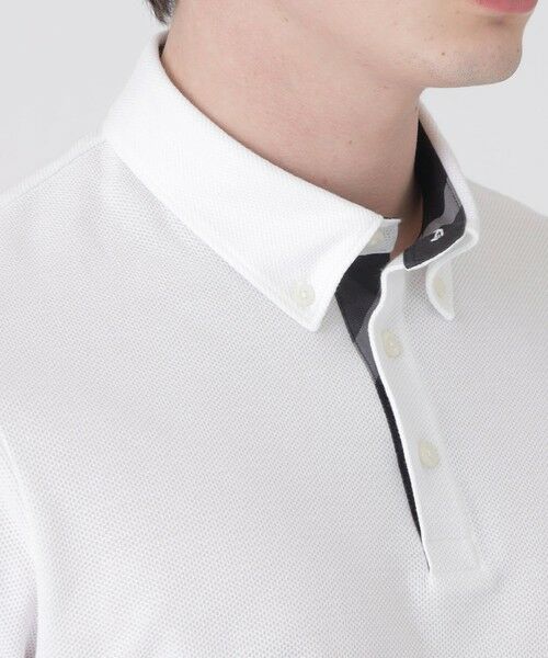 BLUE LABEL / BLACK LABEL CRESTBRIDGE / ブルーレーベル / ブラックレーベル・クレストブリッジ  カットソー | 【一部店舗限定】クレストブリッジチェックハニカムポロシャツ | 詳細4