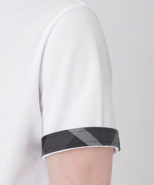 BLUE LABEL / BLACK LABEL CRESTBRIDGE / ブルーレーベル / ブラックレーベル・クレストブリッジ  カットソー | 【一部店舗限定】クレストブリッジチェックハニカムポロシャツ | 詳細5