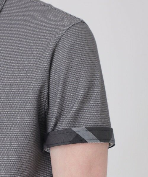 BLUE LABEL / BLACK LABEL CRESTBRIDGE / ブルーレーベル / ブラックレーベル・クレストブリッジ  カットソー | 【一部店舗限定】クレストブリッジチェックハニカムポロシャツ | 詳細12