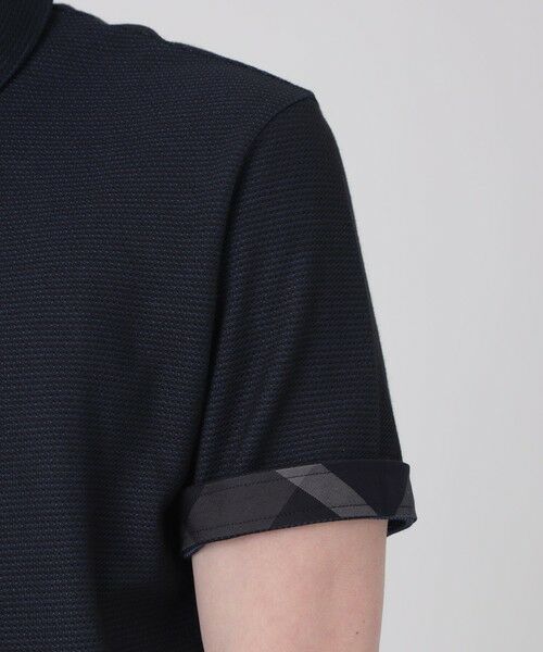 BLUE LABEL / BLACK LABEL CRESTBRIDGE / ブルーレーベル / ブラックレーベル・クレストブリッジ  カットソー | 【一部店舗限定】クレストブリッジチェックハニカムポロシャツ | 詳細26