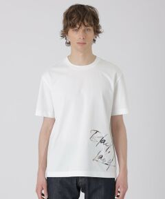 BLUE LABEL / BLACK LABEL CRESTBRIDGE / ブルーレーベル / ブラックレーベル・クレストブリッジ  カットソー | 【一部店舗限定】チェックコンビロゴグラフィックTシャツ