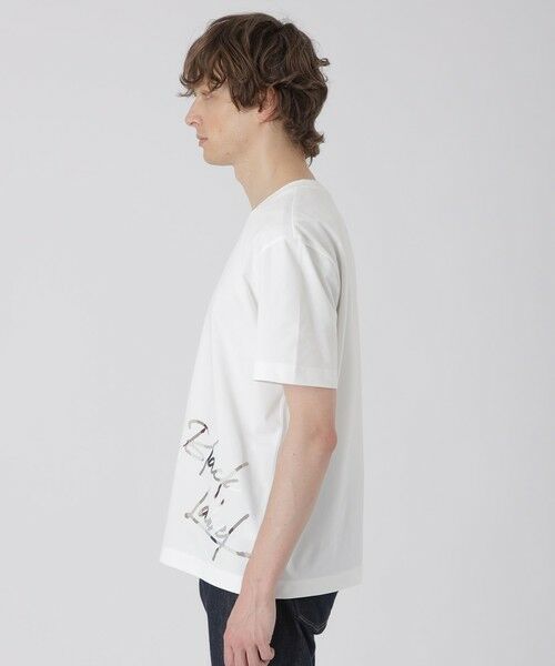BLUE LABEL / BLACK LABEL CRESTBRIDGE / ブルーレーベル / ブラックレーベル・クレストブリッジ  カットソー | 【一部店舗限定】チェックコンビロゴグラフィックTシャツ | 詳細2