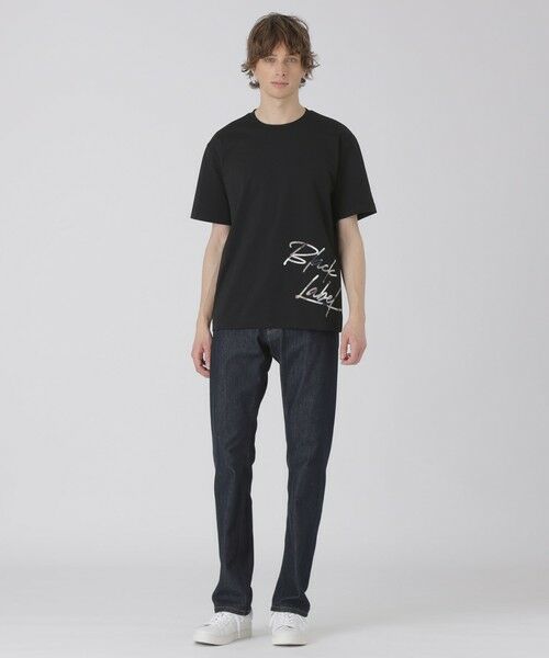 BLUE LABEL / BLACK LABEL CRESTBRIDGE / ブルーレーベル / ブラックレーベル・クレストブリッジ  カットソー | 【一部店舗限定】チェックコンビロゴグラフィックTシャツ | 詳細5