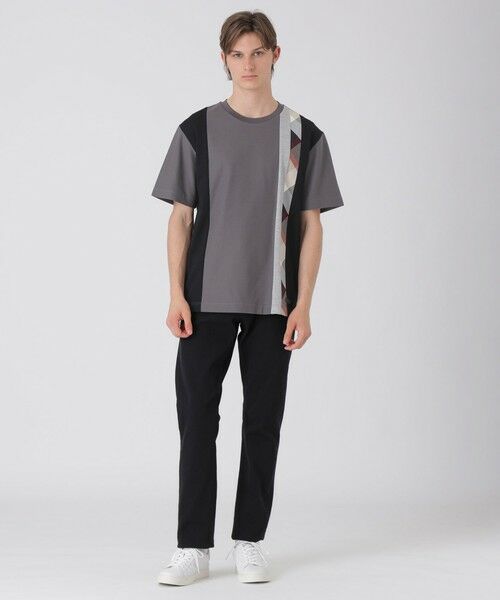 BLUE LABEL / BLACK LABEL CRESTBRIDGE / ブルーレーベル / ブラックレーベル・クレストブリッジ カットソー | 【一部店舗限定】ストライプパッチワークTシャツ | 詳細6