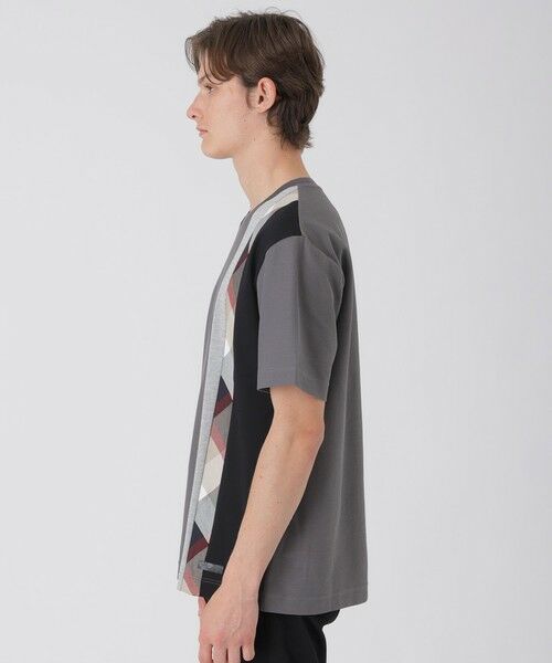 BLUE LABEL / BLACK LABEL CRESTBRIDGE / ブルーレーベル / ブラックレーベル・クレストブリッジ カットソー | 【一部店舗限定】ストライプパッチワークTシャツ | 詳細7