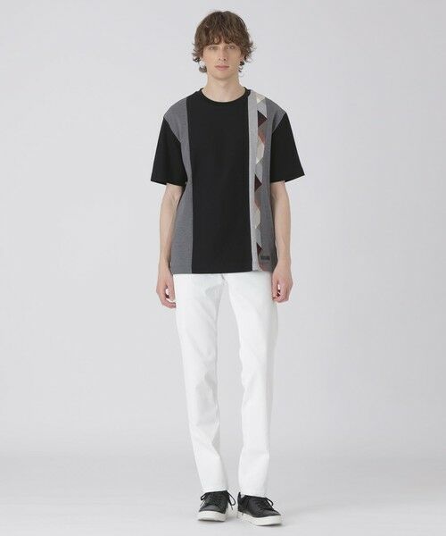 BLUE LABEL / BLACK LABEL CRESTBRIDGE / ブルーレーベル / ブラックレーベル・クレストブリッジ カットソー | 【一部店舗限定】ストライプパッチワークTシャツ | 詳細11
