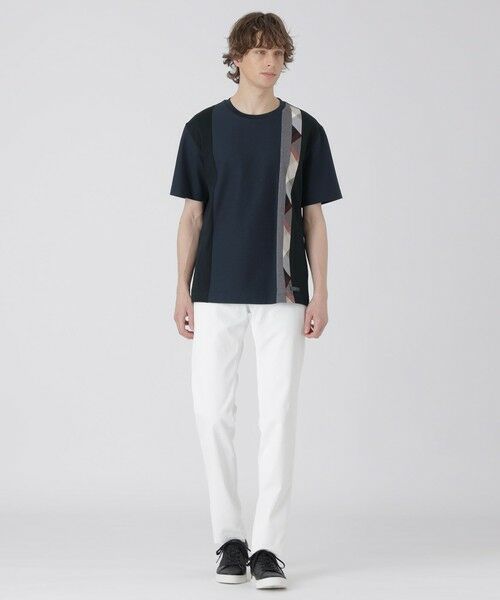BLUE LABEL / BLACK LABEL CRESTBRIDGE / ブルーレーベル / ブラックレーベル・クレストブリッジ カットソー | 【一部店舗限定】ストライプパッチワークTシャツ | 詳細16