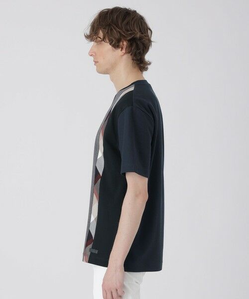BLUE LABEL / BLACK LABEL CRESTBRIDGE / ブルーレーベル / ブラックレーベル・クレストブリッジ カットソー | 【一部店舗限定】ストライプパッチワークTシャツ | 詳細17