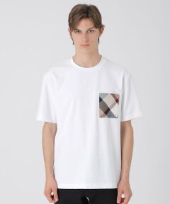 BLUE LABEL / BLACK LABEL CRESTBRIDGE / ブルーレーベル / ブラックレーベル・クレストブリッジ  カットソー | 【一部店舗限定】クレストブリッジチェックポケットTシャツ