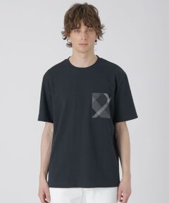 BLUE LABEL / BLACK LABEL CRESTBRIDGE / ブルーレーベル / ブラックレーベル・クレストブリッジ  カットソー | 【一部店舗限定】クレストブリッジチェックポケットTシャツ