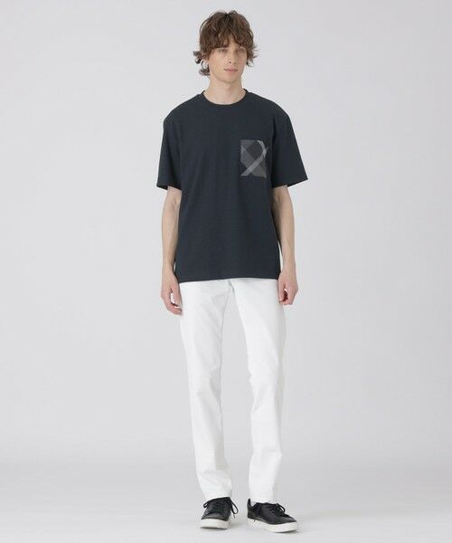 BLUE LABEL / BLACK LABEL CRESTBRIDGE / ブルーレーベル / ブラックレーベル・クレストブリッジ  カットソー | 【一部店舗限定】クレストブリッジチェックポケットTシャツ | 詳細9