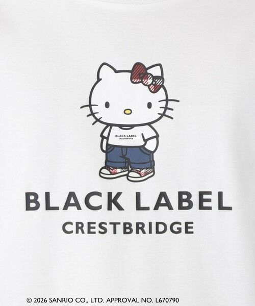 BLUE LABEL / BLACK LABEL CRESTBRIDGE / ブルーレーベル / ブラックレーベル・クレストブリッジ  カットソー | 【ハローキティコラボ】クレストブリッジデニムキティTシャツ | 詳細4