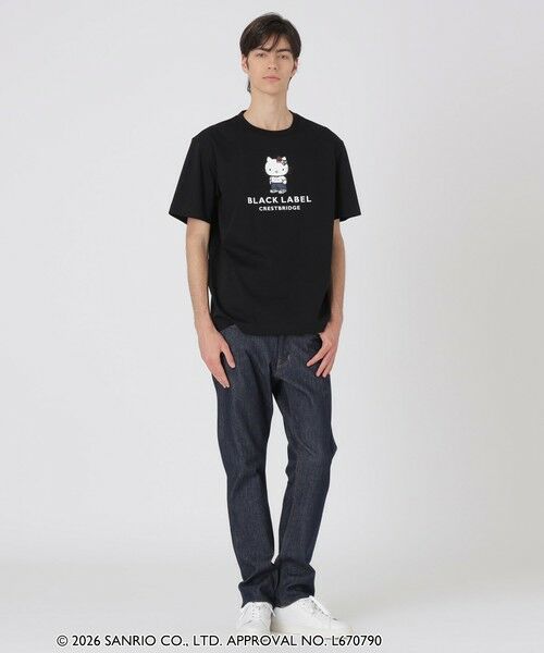BLUE LABEL / BLACK LABEL CRESTBRIDGE / ブルーレーベル / ブラックレーベル・クレストブリッジ  カットソー | 【ハローキティコラボ】クレストブリッジデニムキティTシャツ | 詳細6