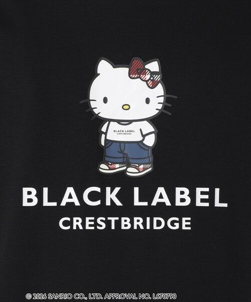 BLUE LABEL / BLACK LABEL CRESTBRIDGE / ブルーレーベル / ブラックレーベル・クレストブリッジ  カットソー | 【ハローキティコラボ】クレストブリッジデニムキティTシャツ | 詳細9