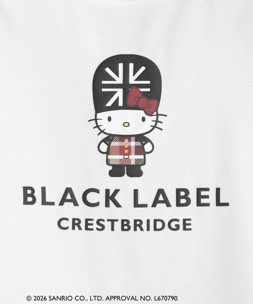 BLUE LABEL / BLACK LABEL CRESTBRIDGE / ブルーレーベル / ブラックレーベル・クレストブリッジ  カットソー | 【ハローキティコラボ】クレストブリッジガーズマンキティTシャツ | 詳細4