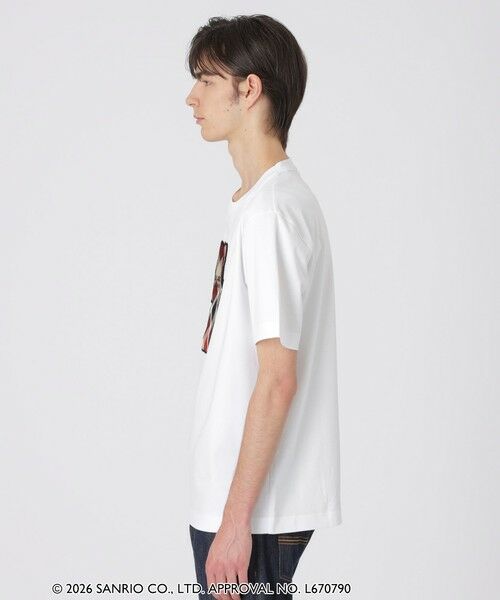 BLUE LABEL / BLACK LABEL CRESTBRIDGE / ブルーレーベル / ブラックレーベル・クレストブリッジ  カットソー | 【ハローキティコラボ】クレストブリッジチェックシルエットキティTシャツ | 詳細2