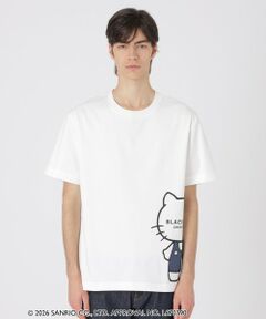BLUE LABEL / BLACK LABEL CRESTBRIDGE / ブルーレーベル / ブラックレーベル・クレストブリッジ  カットソー | 【ハローキティコラボ】クレストブリッジピーキングキティTシャツ