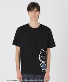 BLUE LABEL / BLACK LABEL CRESTBRIDGE / ブルーレーベル / ブラックレーベル・クレストブリッジ  カットソー | 【ハローキティコラボ】クレストブリッジピーキングキティTシャツ