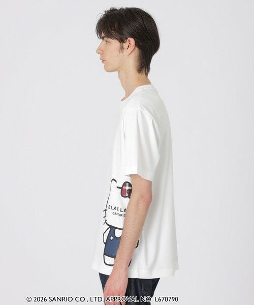 BLUE LABEL / BLACK LABEL CRESTBRIDGE / ブルーレーベル / ブラックレーベル・クレストブリッジ  カットソー | 【ハローキティコラボ】クレストブリッジピーキングキティTシャツ | 詳細2