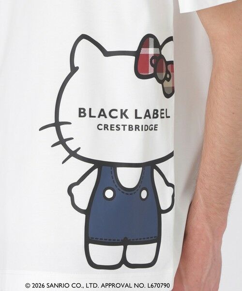 BLUE LABEL / BLACK LABEL CRESTBRIDGE / ブルーレーベル / ブラックレーベル・クレストブリッジ  カットソー | 【ハローキティコラボ】クレストブリッジピーキングキティTシャツ | 詳細4