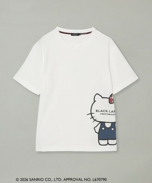 BLUE LABEL / BLACK LABEL CRESTBRIDGE / ブルーレーベル / ブラックレーベル・クレストブリッジ  カットソー | 【ハローキティコラボ】クレストブリッジピーキングキティTシャツ | 詳細5