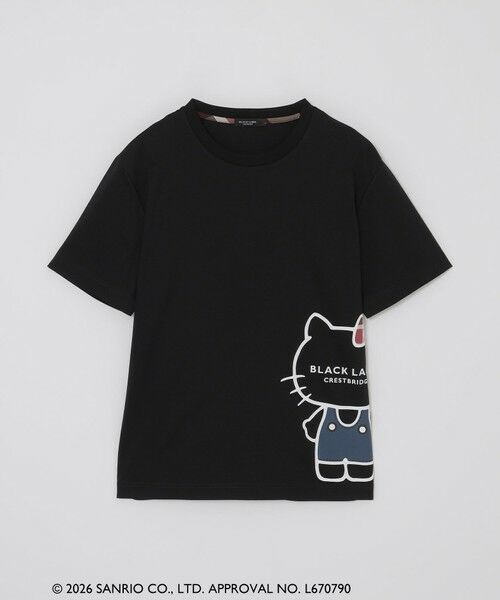 BLUE LABEL / BLACK LABEL CRESTBRIDGE / ブルーレーベル / ブラックレーベル・クレストブリッジ  カットソー | 【ハローキティコラボ】クレストブリッジピーキングキティTシャツ | 詳細10