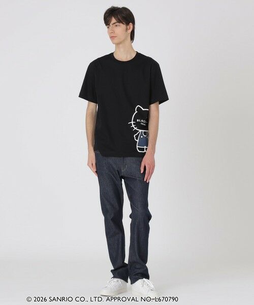 BLUE LABEL / BLACK LABEL CRESTBRIDGE / ブルーレーベル / ブラックレーベル・クレストブリッジ  カットソー | 【ハローキティコラボ】クレストブリッジピーキングキティTシャツ | 詳細6