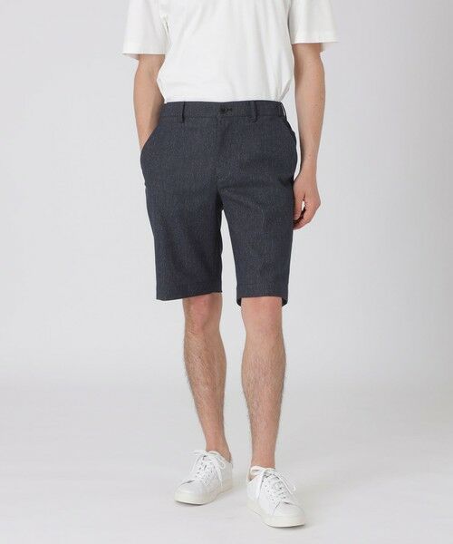 BLUE LABEL / BLACK LABEL CRESTBRIDGE / ブルーレーベル / ブラックレーベル・クレストブリッジ その他パンツ | 【一部店舗限定】デニムライクカラミショートパンツ(ネイビー1)